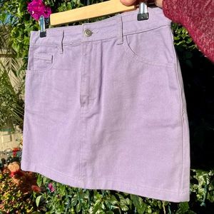 Purple Denim Skirt 💜